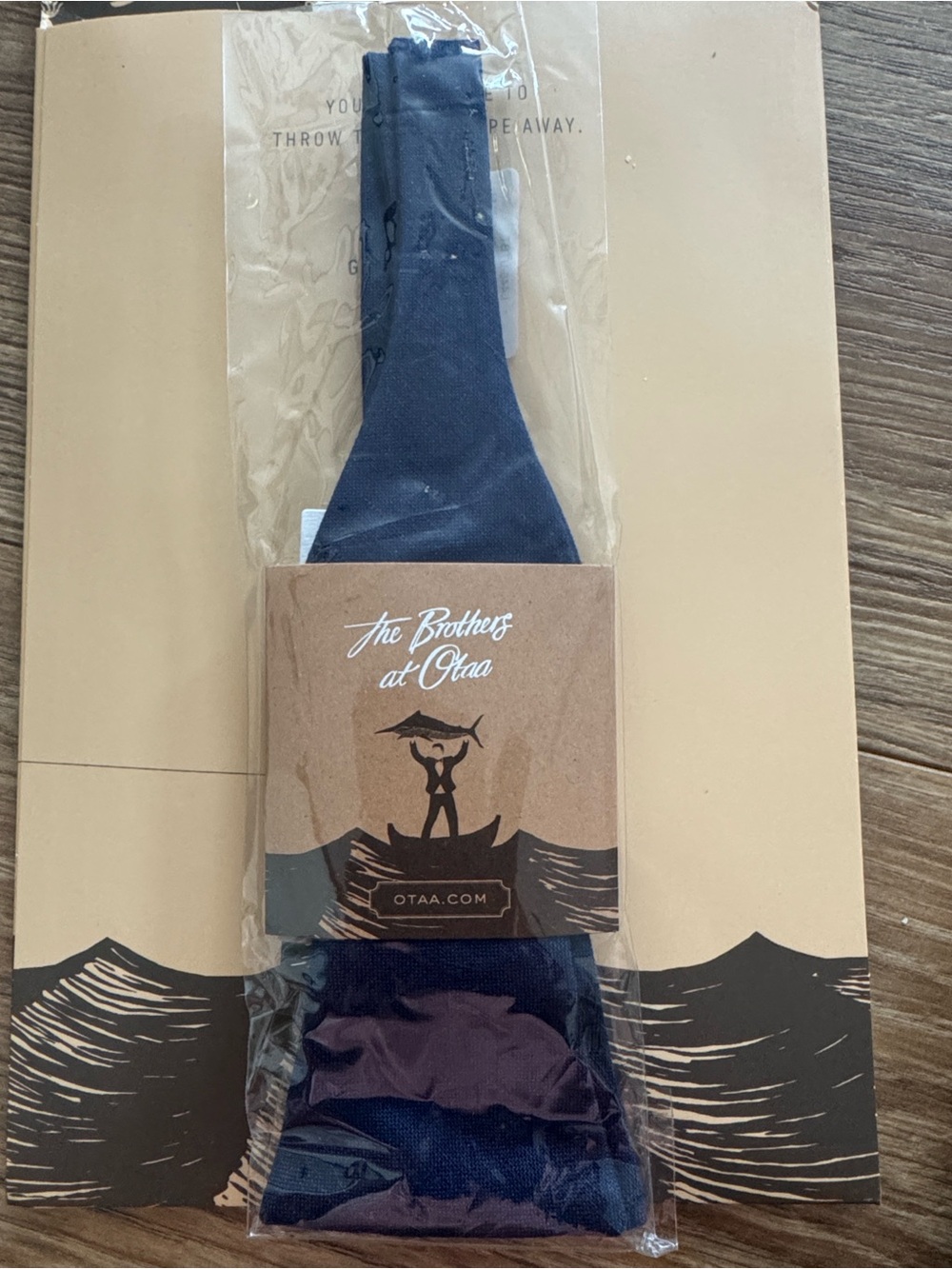 Men's Navy Bow tie